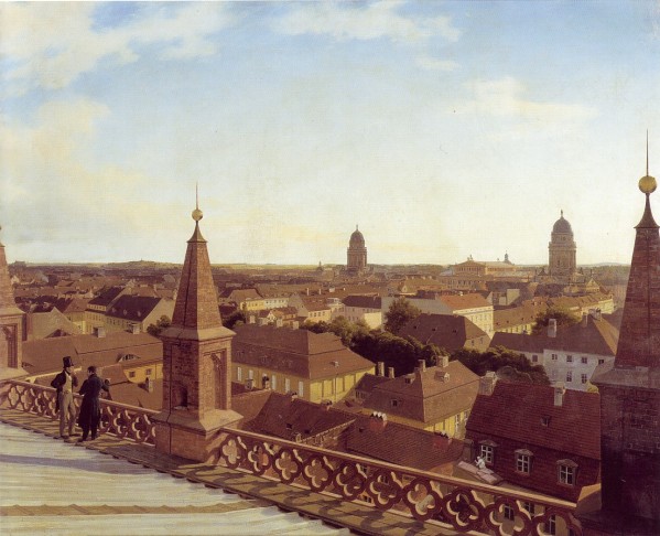 View of 19th century in Berlin by Eduard Gaertner